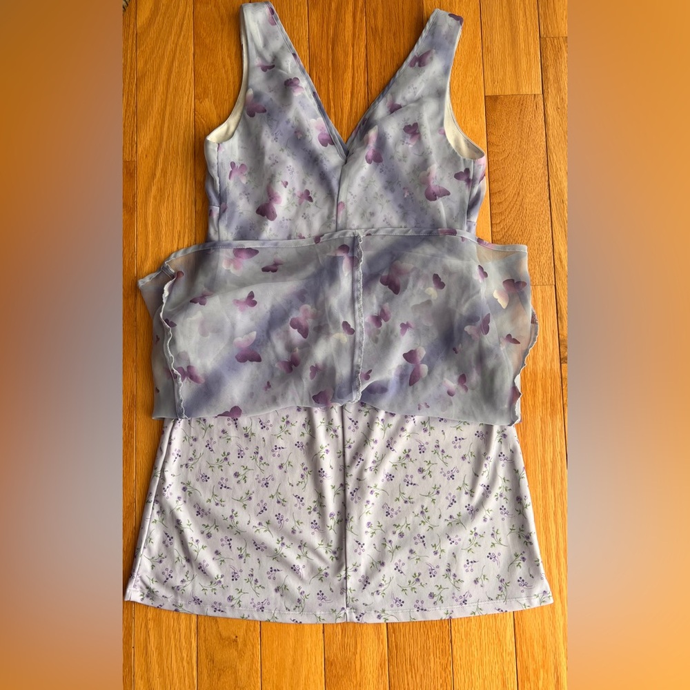 y2k vintage My Michelle lavender mini dress - Picture 3 of 5
